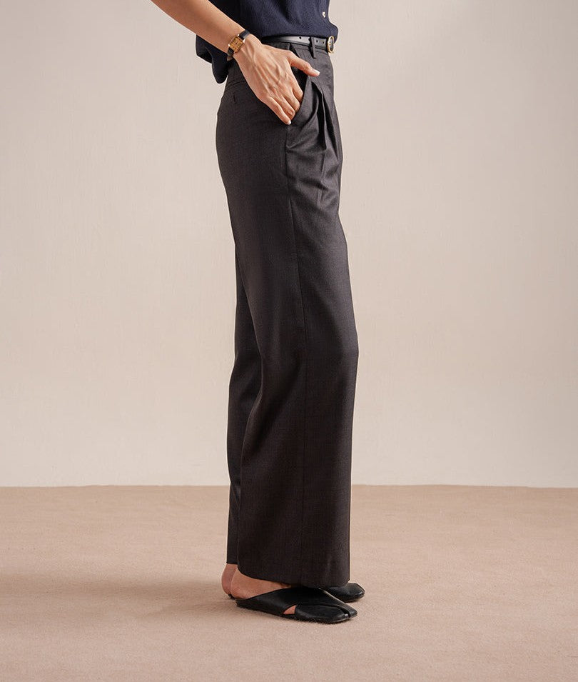 The Westminster Tailored Wide-Leg Pants