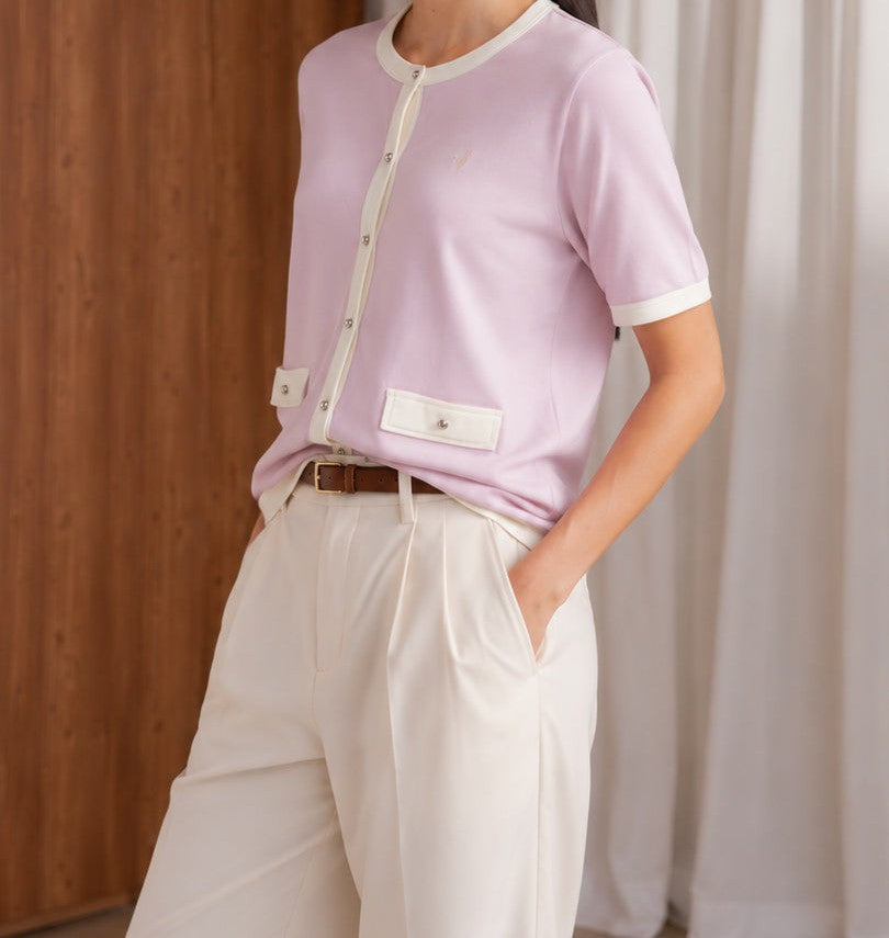 The Lavender Mist Knit Top