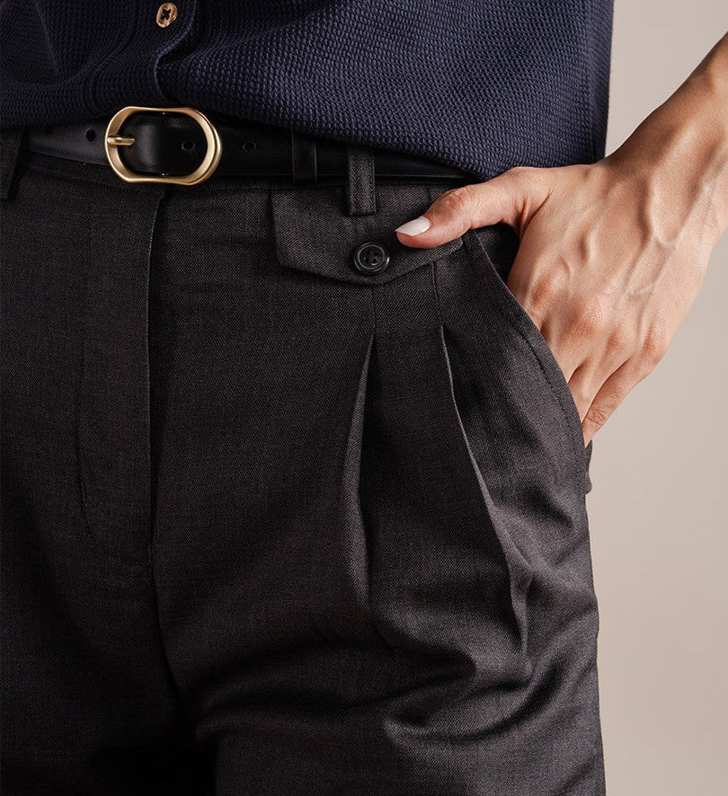 The Westminster Tailored Wide-Leg Pants