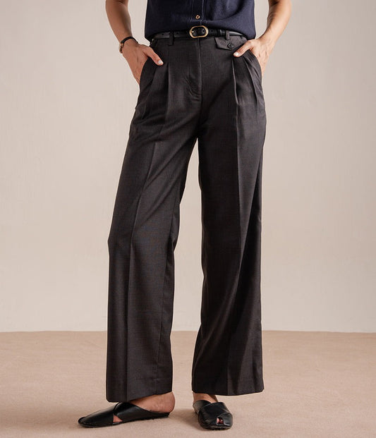 The Westminster Tailored Wide-Leg Pants