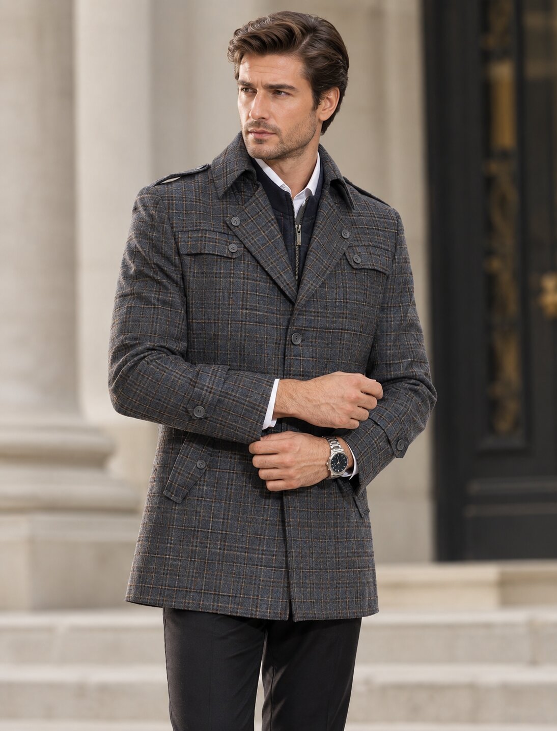 The Windsor Plaid Coat