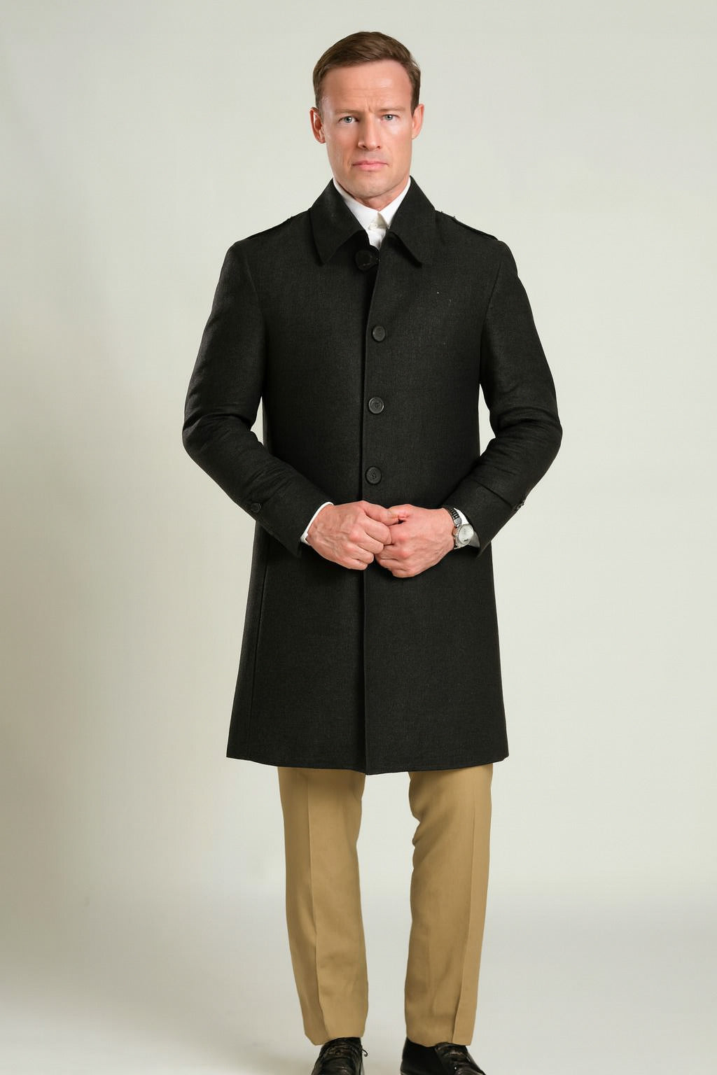 The Sterling Charcoal Coat