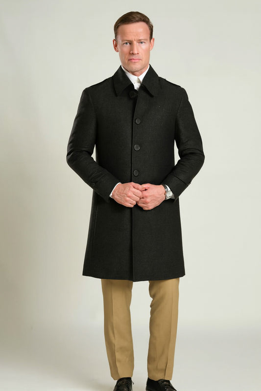The Sterling Charcoal Coat