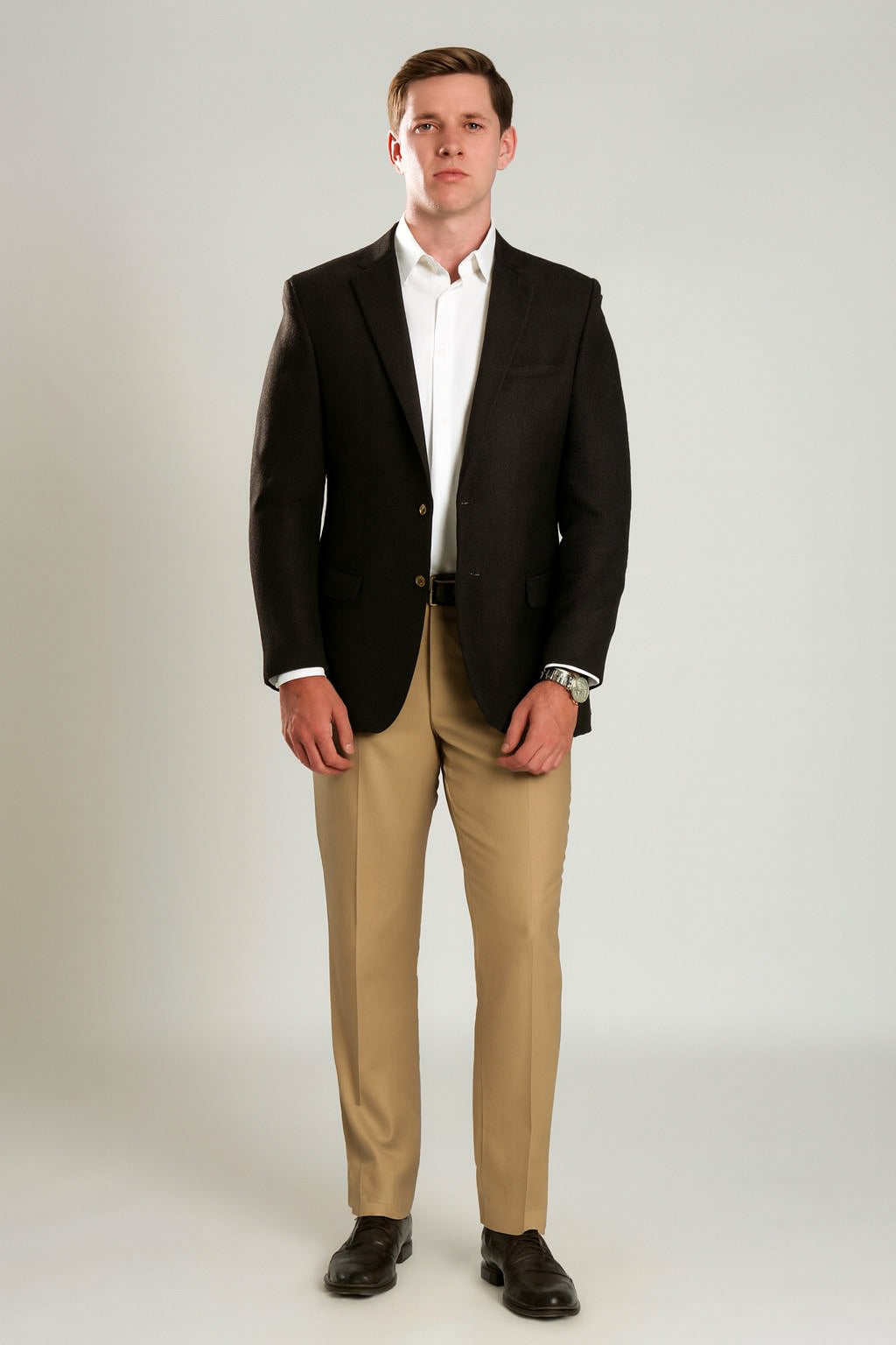 The Onyx Crest Black Blazer