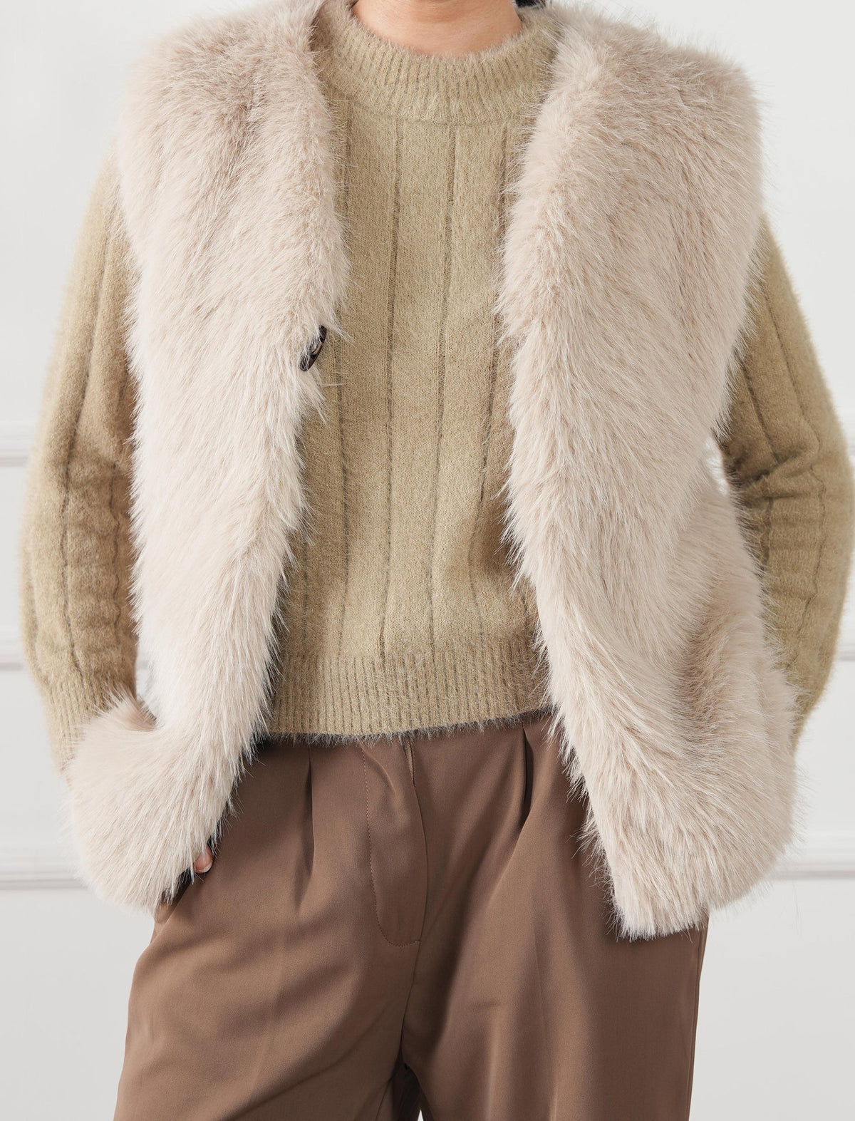 The Berkshire Faux-Fur Vest