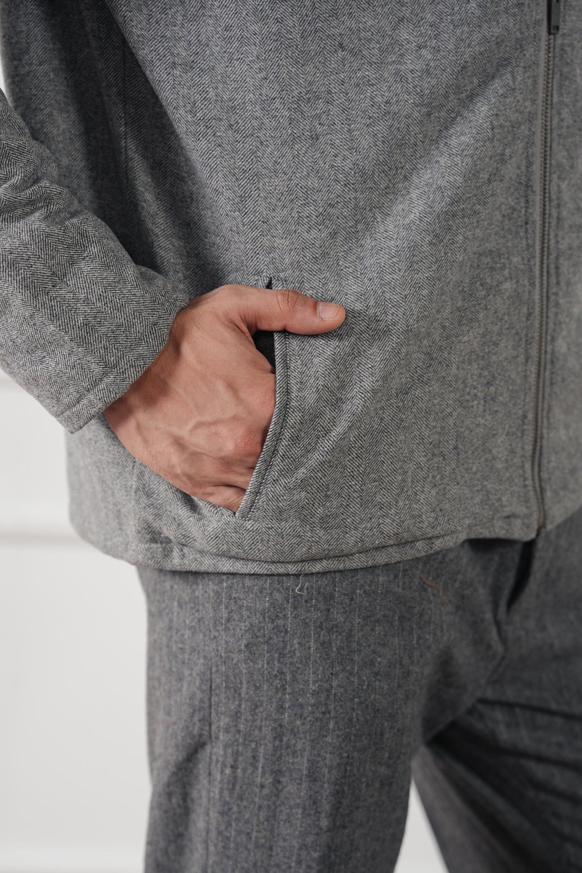 Windsor Grey Wool Jacket
