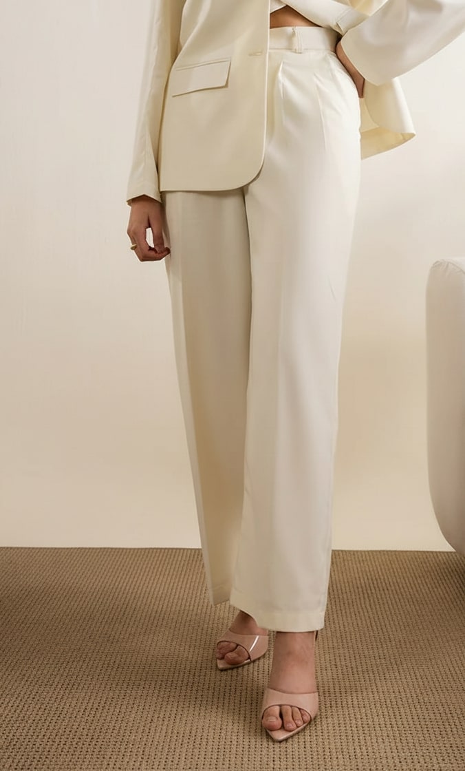 The Alabaster Fluid Trouser