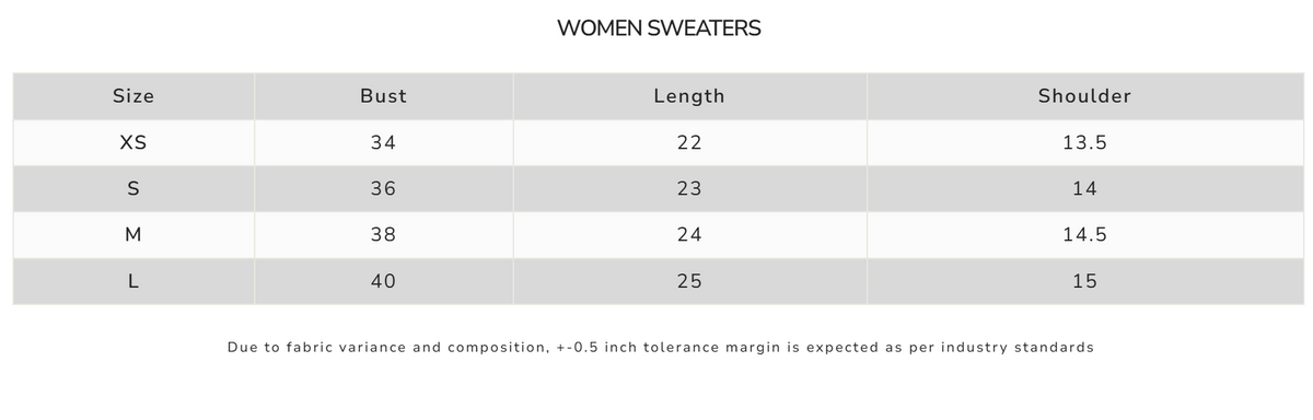 Size Guide