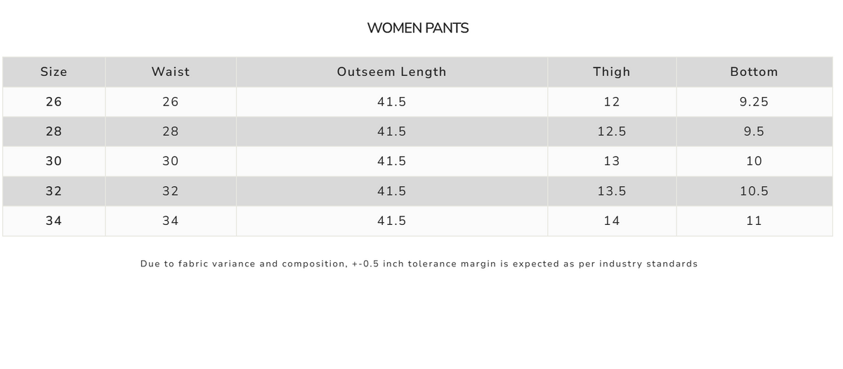 Size Guide