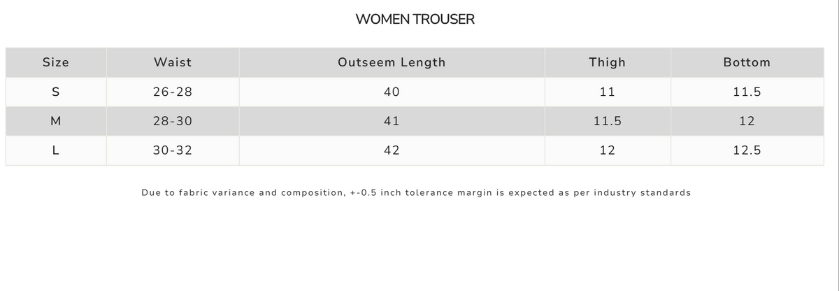 Size Guide
