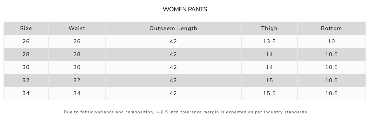 Size Guide