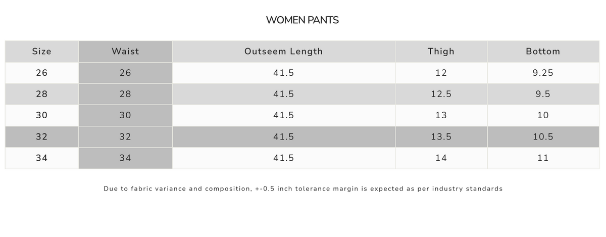Size Guide