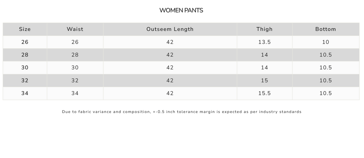 Size Guide