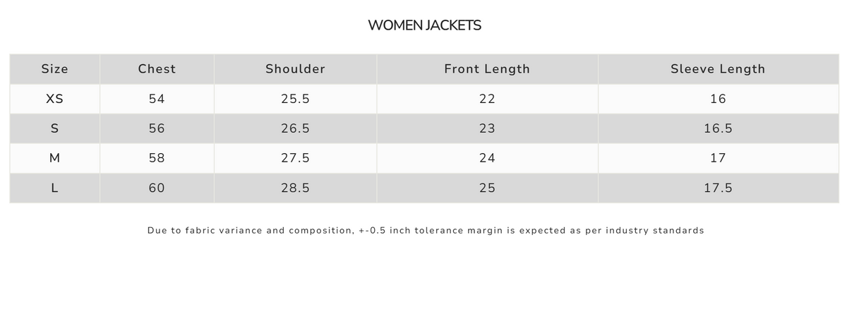 Size Guide