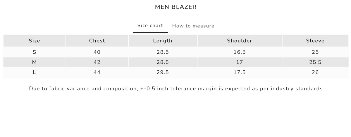 Size Guide