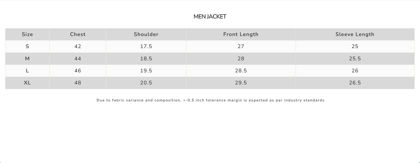Size Guide