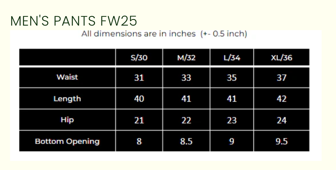 Size Guide