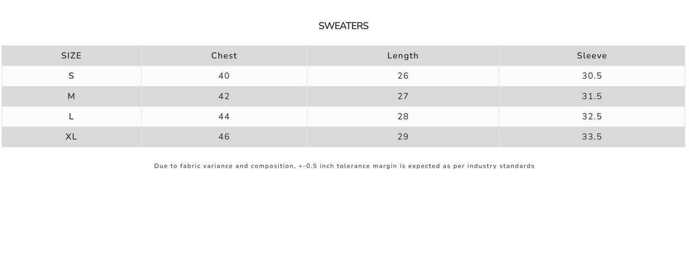 Size Guide