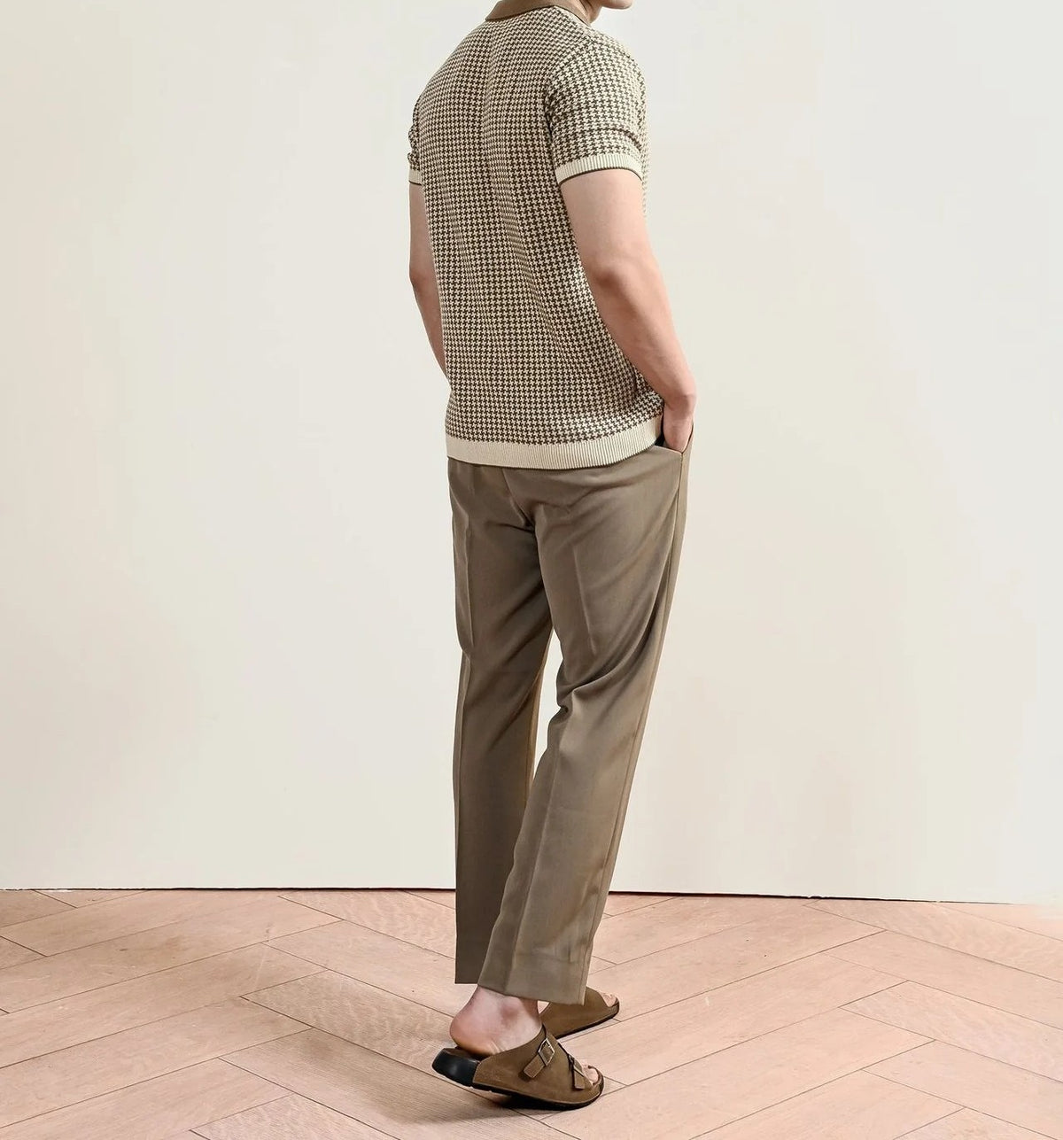 Monaco Houndstooth Polo