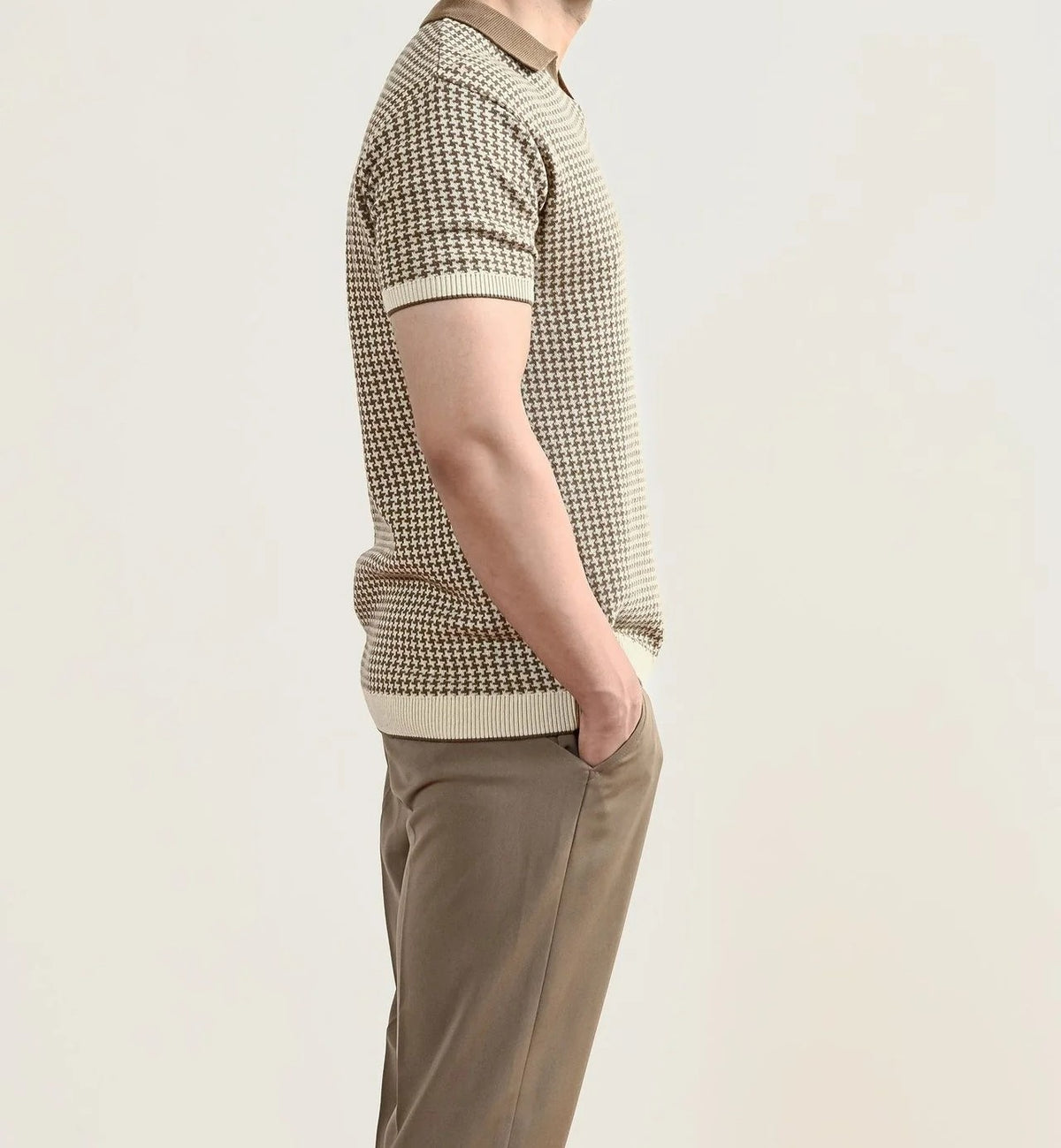 Monaco Houndstooth Polo