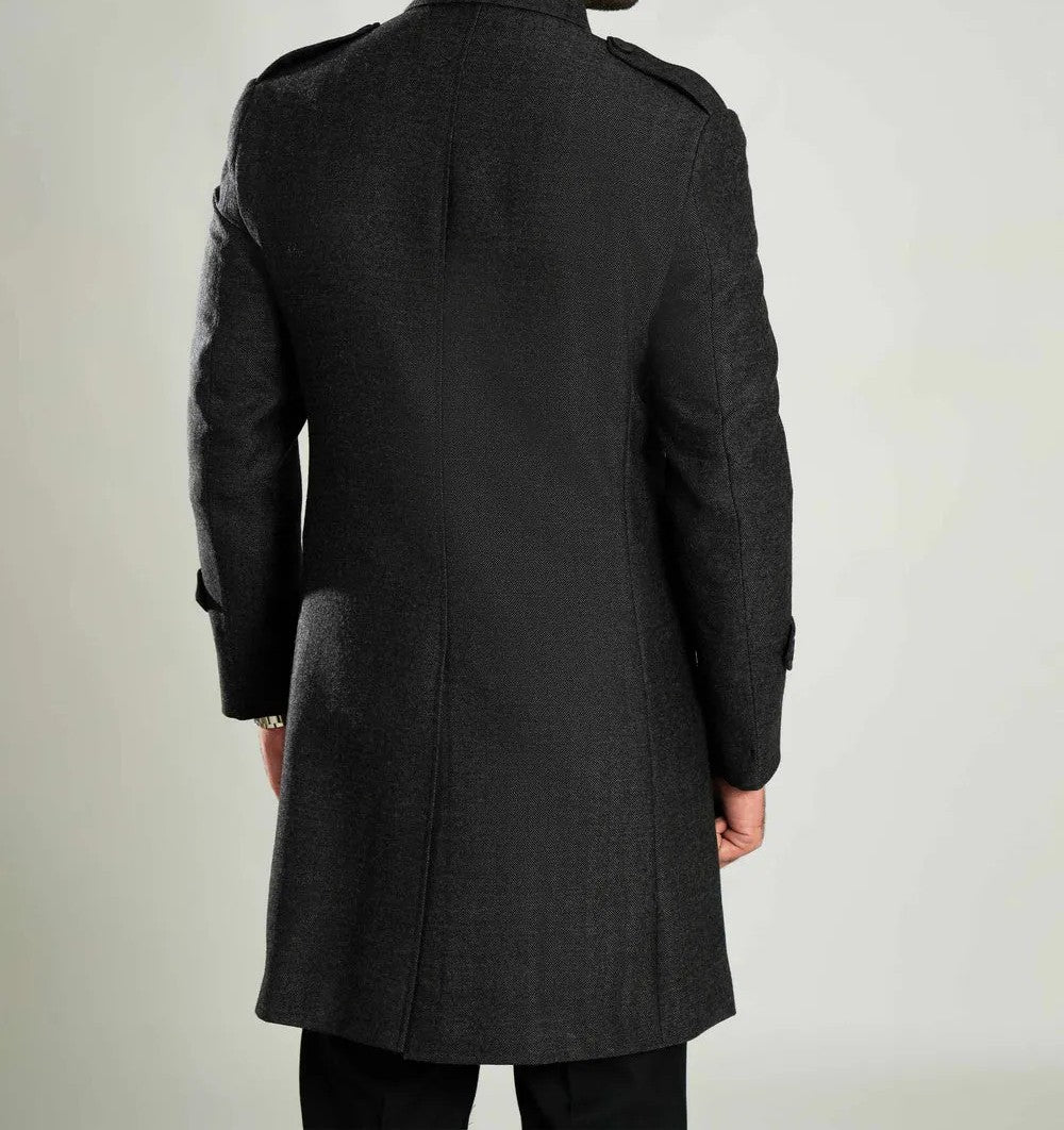The Sterling Charcoal Coat