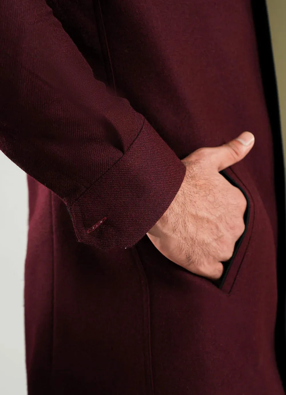 The Burgundy Beaufort Coat
