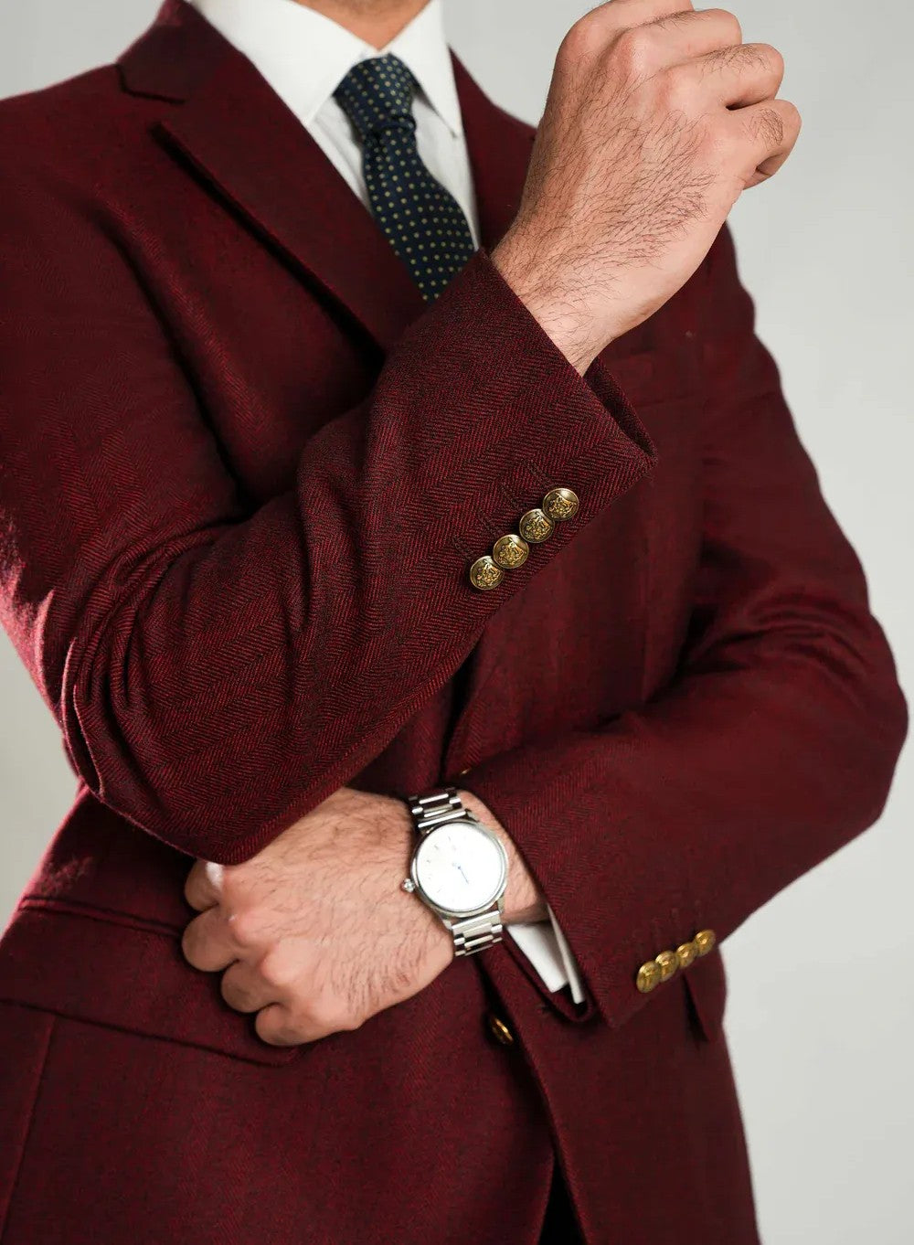 The Artisan Herringbone Blazer