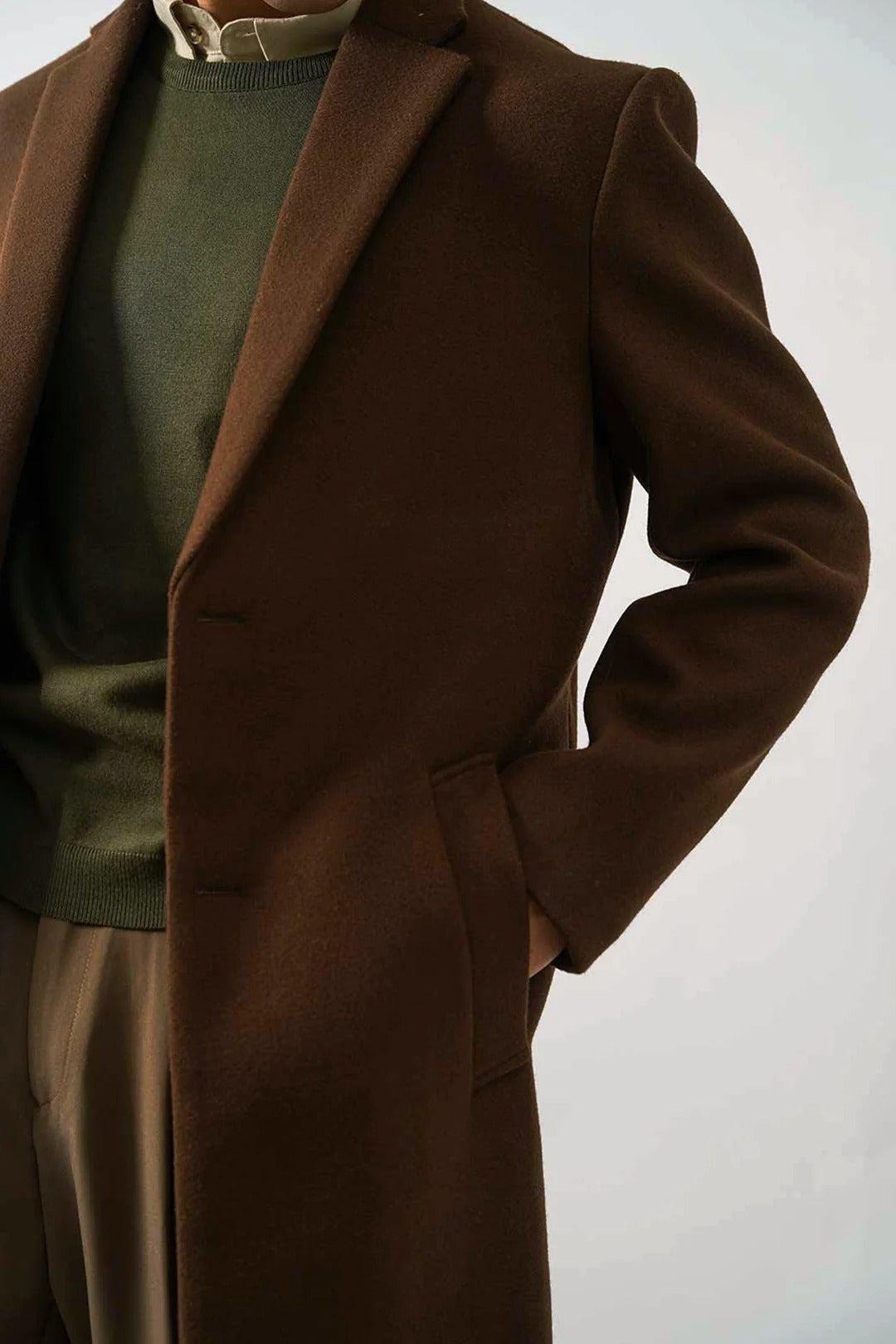 The Mayfair Espresso Overcoat