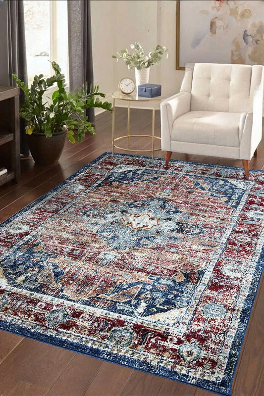 The Sovereign Vintage Persian-Style Carpet 5.3*6.1 ft