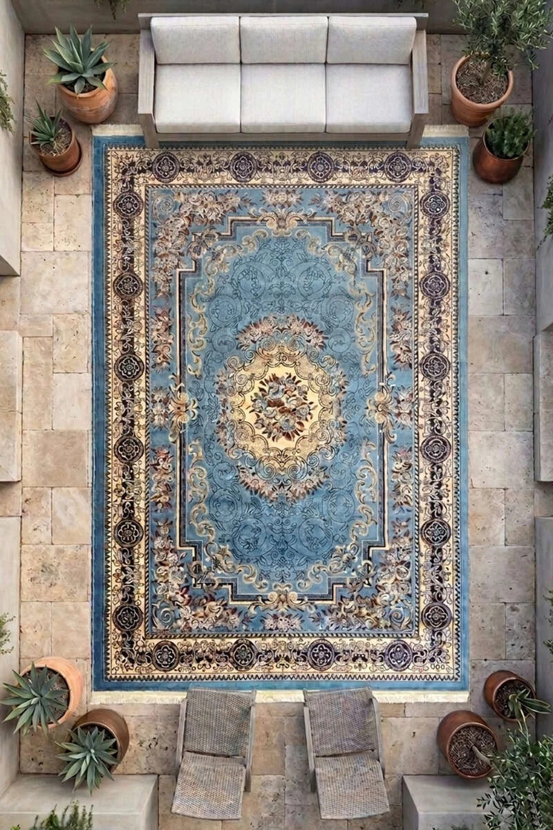 Majestic Medallion Rug 6.8*9.1 ft