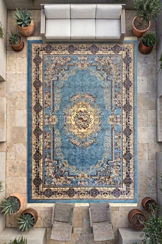 Majestic Medallion Rug 6.8*9.1 ft