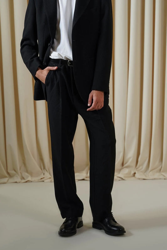 Obsidian Crepe Adjustable Pant