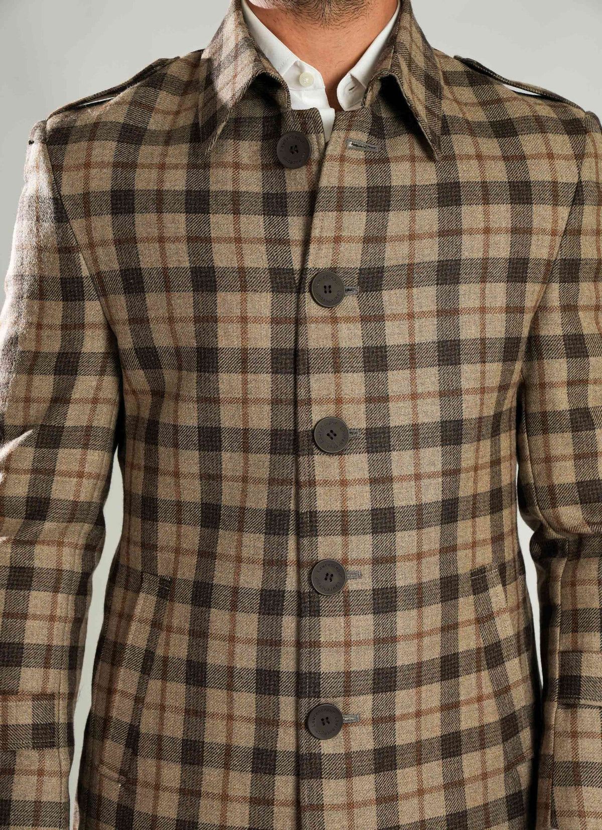 Cambridge Check Overcoat