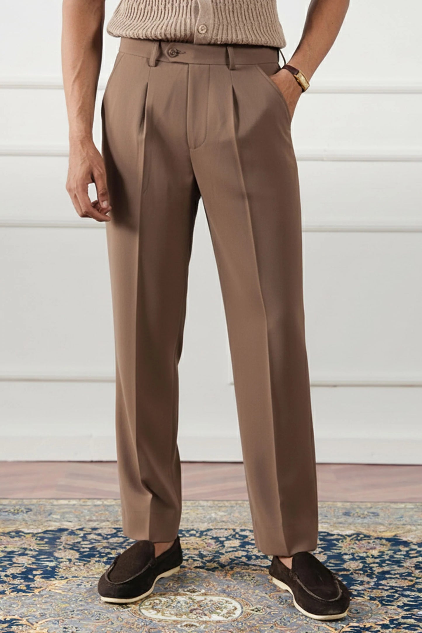 Amesbury Double-Pleat Pant