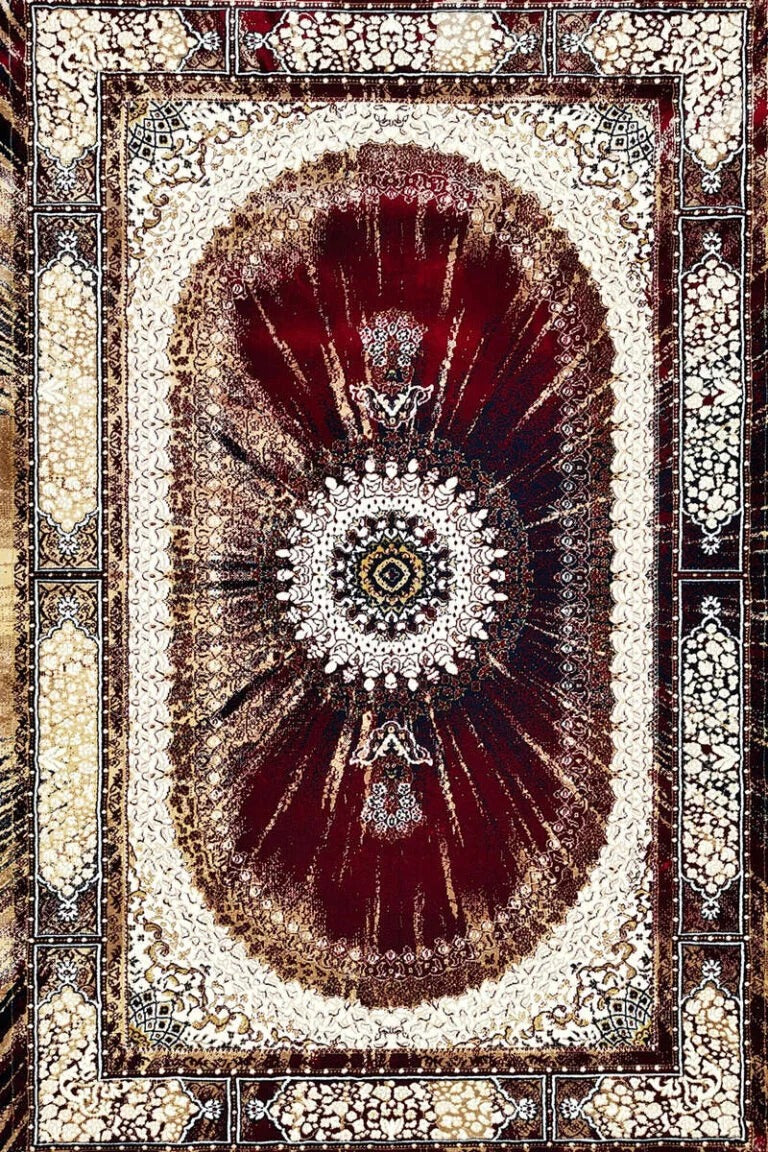 The Imperial Velvet Medallion Floor Rug 10*13 ft