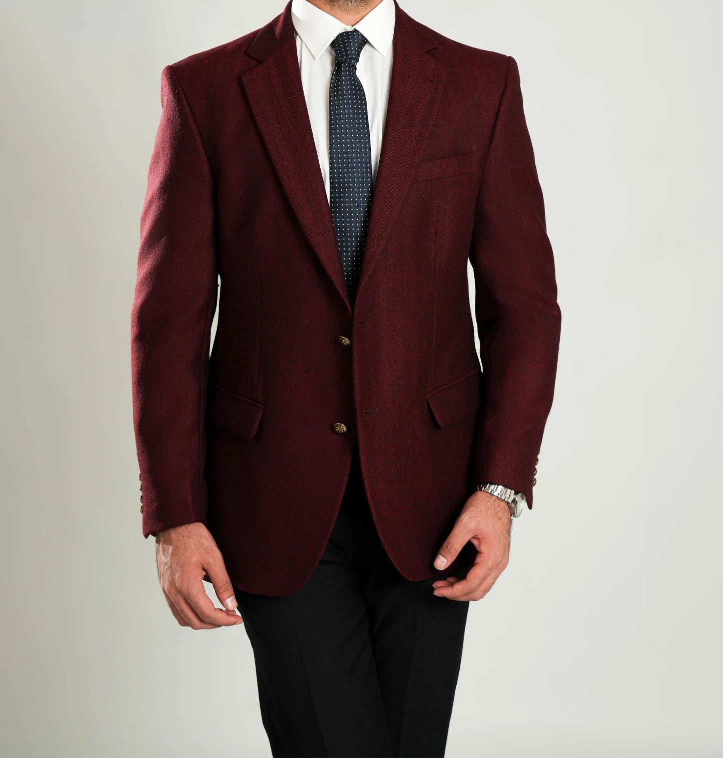 The Artisan Herringbone Blazer