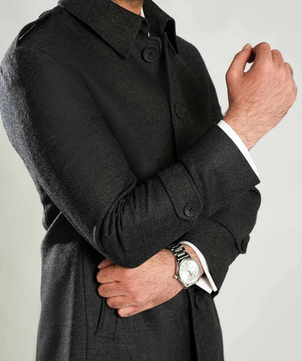 The Sterling Charcoal Coat