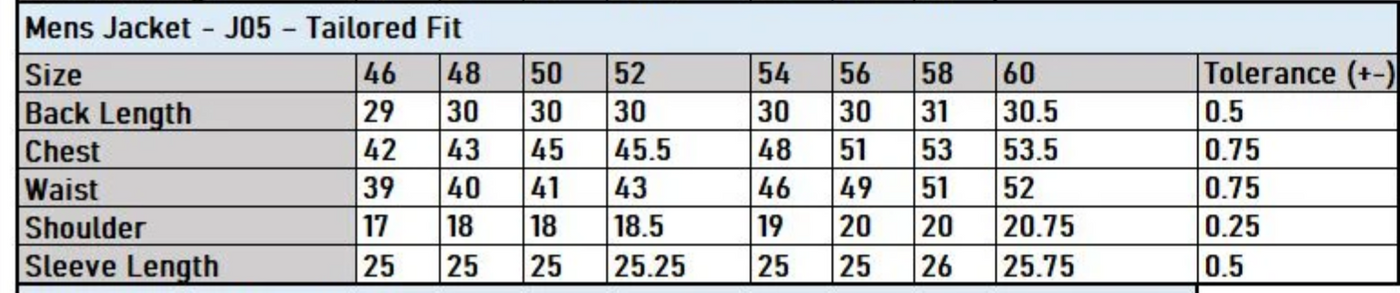 Size Guide