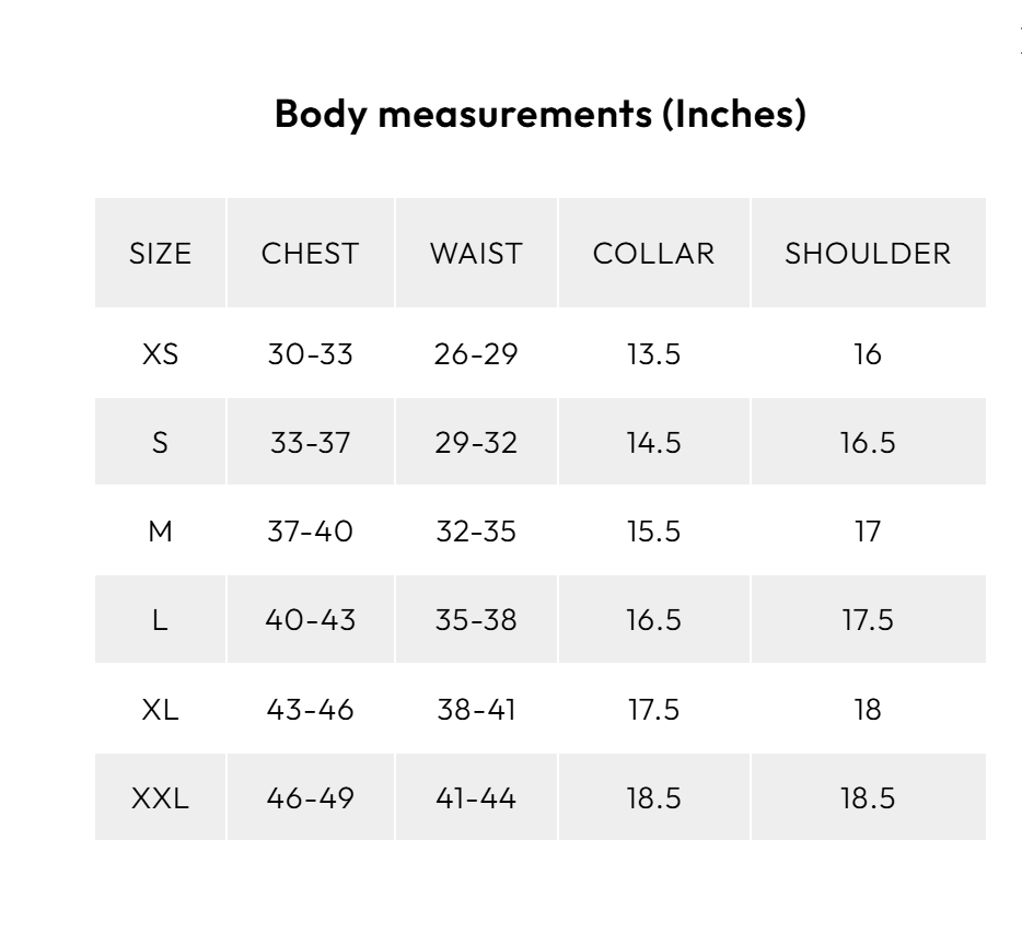 Size Guide