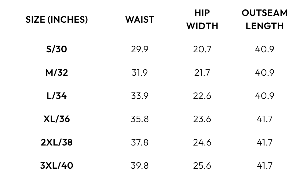 Size Guide