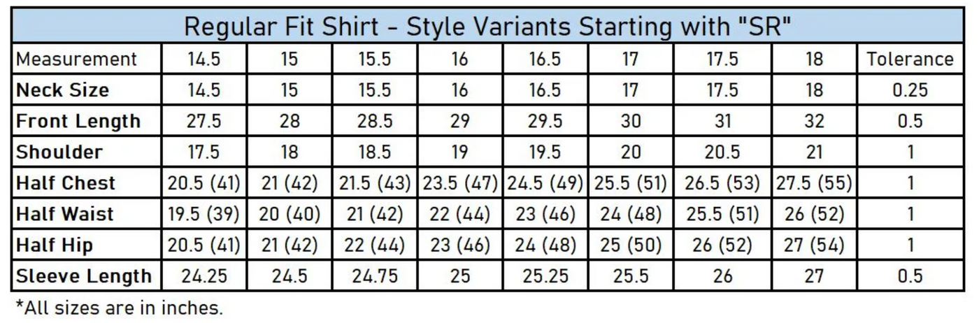 Size Guide